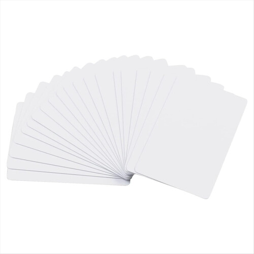 20 Pack Premium Blank PVC Cards, CR80 30Mil Graphi 1