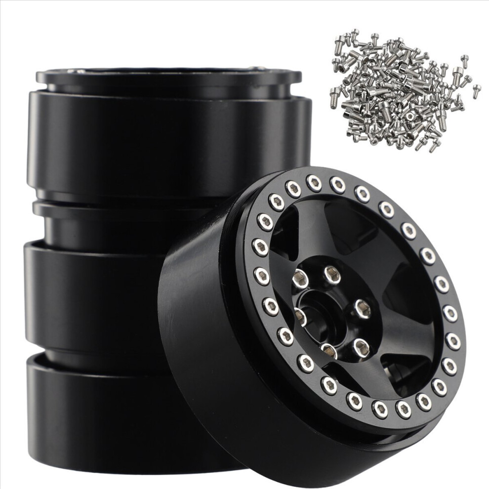 1/10 Rc Crawler Car 1.9Inch Metal Beadlock 6 Hole 4851707699129