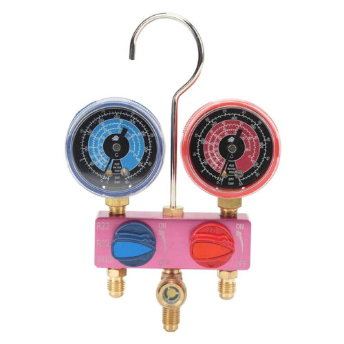 -M02 Refrigerant Diagnostic Manifold Gauge G1/4 Co