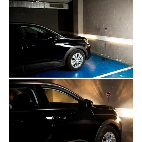 Parking Garage Flashing Stop Sign, Adjustable Heig 2