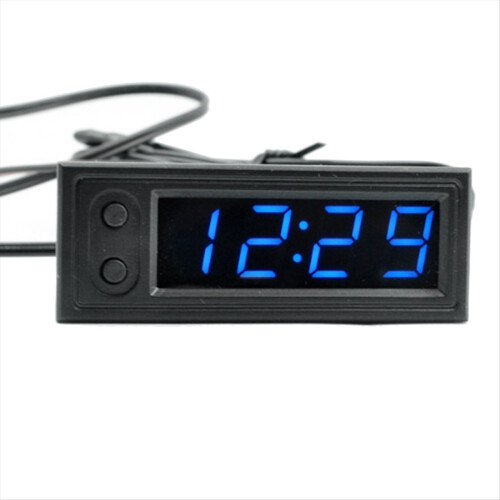 Car Clock Universal Automotive Digital Date 3 in 1