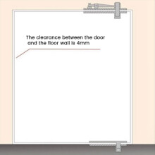 Heavy Duty Pivot Hinge for Wood Door,Hidden Door S