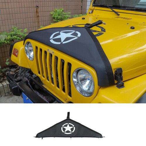 Engine Bonnet Cover for TJ 1997-2006 Canvas Car Fr 2