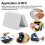 50 PCS NFC Cards Blank 215 Tags Rewritable 504 Byt 6