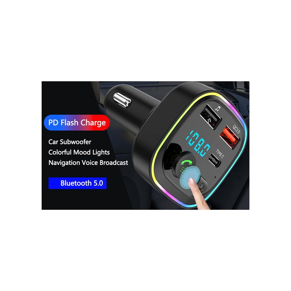 Bluetooth Fm Transmitter Car Radio Adapter Pd 20W, 4852581948938