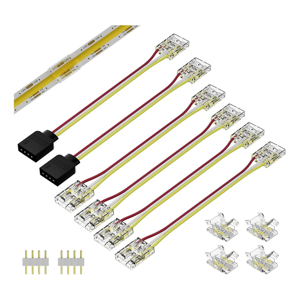 10Mm Connectors For Cct Tunable Cob Led Strip Ligh 4852581948693