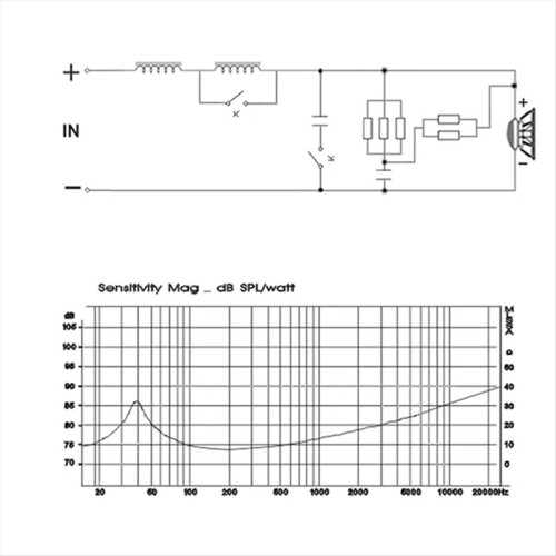 550W Heavy Bass Speaker Frequency Divider 43Hz/45H 1