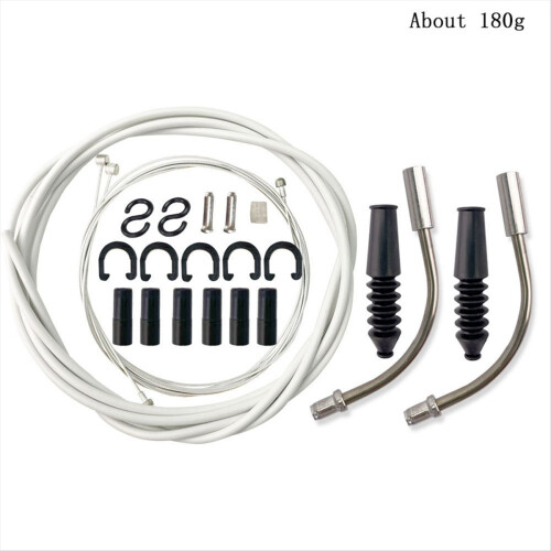 Blue Universal Bike Shift Cable Housing Kit Includ 2