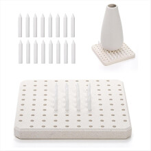 Kiln Tilt Support Nail Pottery Firing Pad, Ceramic