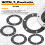 343-4024 Trailer Hub Caps for Stemco,Aluminum Cap 6
