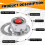 343-4024 Trailer Hub Caps for Stemco,Aluminum Cap 4