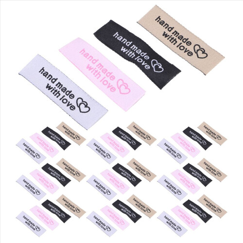 120 Pieces Personalized Sewing Labels Sew on Cloth 2