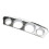 5Pcs Motorcycle Chrome Inner Fairing Tri-Line Gaug 5