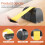 16.4 Ft Magnetic Wall Mount Retractable Belt Barri 8