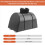 16.4 Ft Magnetic Wall Mount Retractable Belt Barri 9