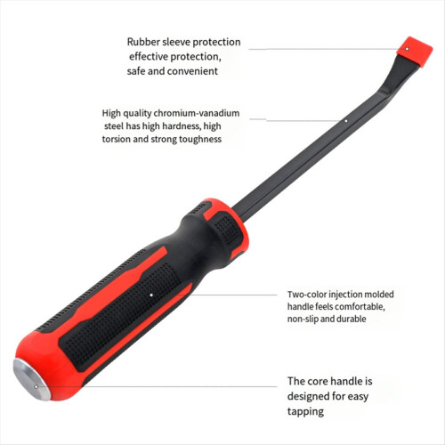 Multi-Function Long Pry Bar Tire Heavy Duty Crowba 2