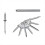 500Pcs Double-Head Skirting Thread Seamless Nail D 5