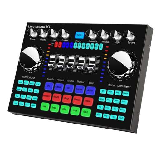 K1 Live Sound Card Portable Bluetooth Profession A 1
