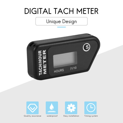 Resettable Hour Meter Digital Tachometer For Outbo 2
