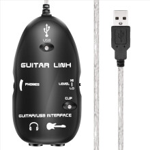 Guitar to USB Interface Link Cable Adapter MAC/PC