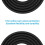 Straight-to-Straight Microphone Audio Cable 6.35mm 5
