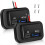 2PCS 12V/24V RV USB Outlet, Dual PD3.0 Type-C (USB 1