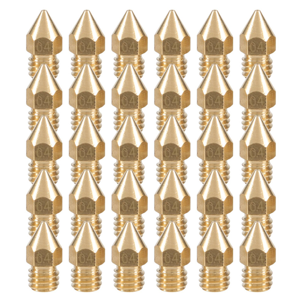 30 Pieces Mk8 Nozzle 0.4Mm 3D Printer Nozzles Extr 4852581962217