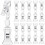 50 Pcs Double Sided Sign Clips Display Mini Clip C 2