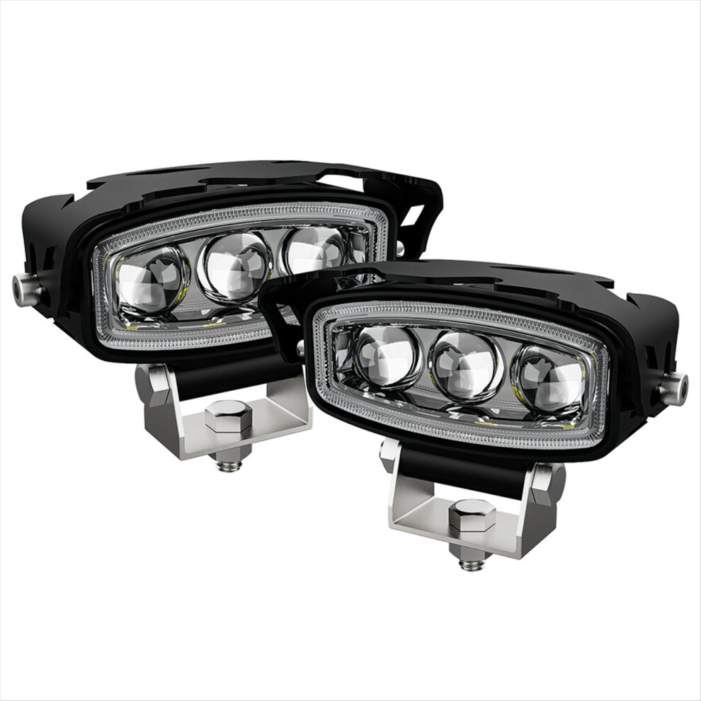 Motorcycle Led Spotlight Hi/Low Beam Fog Lamps Aux 4851707695480