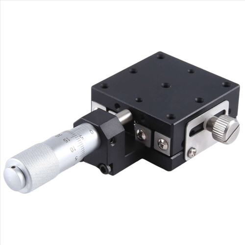 X Axis 40X40mm Knob Micrometer Sliding Stage Guide 2