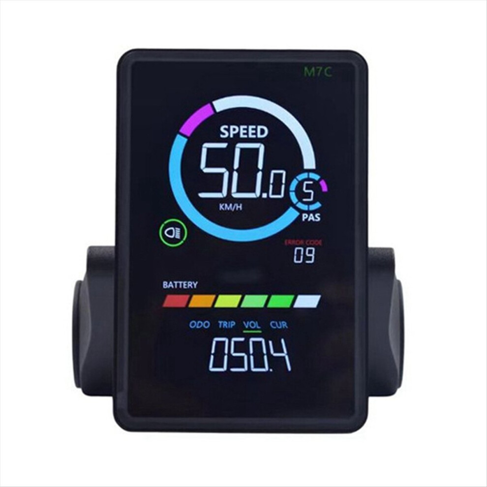 24V-60V M7c-2 E-Bike Lcd Colorful Display Meter Wa 4851707604826