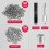 120 Sets Grommet Eyelets Tool Kit, Kit 1/2 Inch wi 6