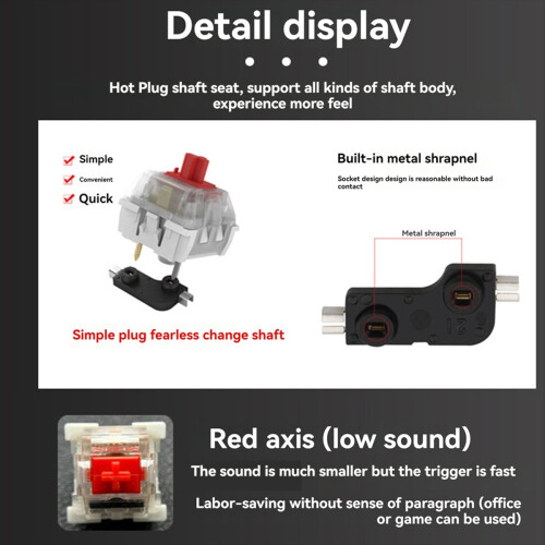 1-Key Mini Keypad 2.4G Wireless USB Mechanical Gam 2