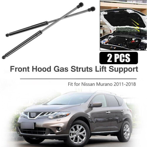 2Pcs Car Front Engine Cover Bonnet Hood Lift Suppo 2