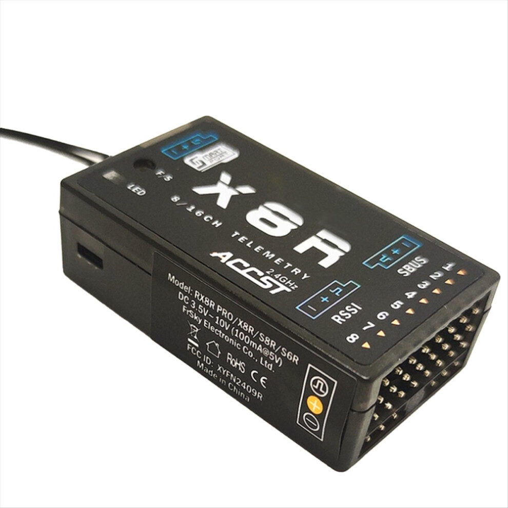 X8r 8Ch/16Ch 2.4Ghz Receiver W/ Antenna For Tx16s 4852581958968