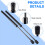 2Pcs Car Rear Boot Gas Spring Prop Lift Support fo 9