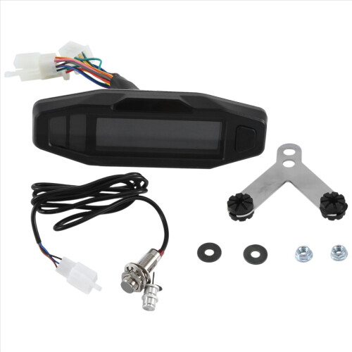 Universal Motorcycle Speedometer Tachometer Oil Ga 2