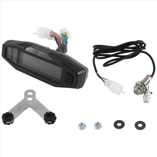 Universal Motorcycle Speedometer Tachometer Oil Ga 1