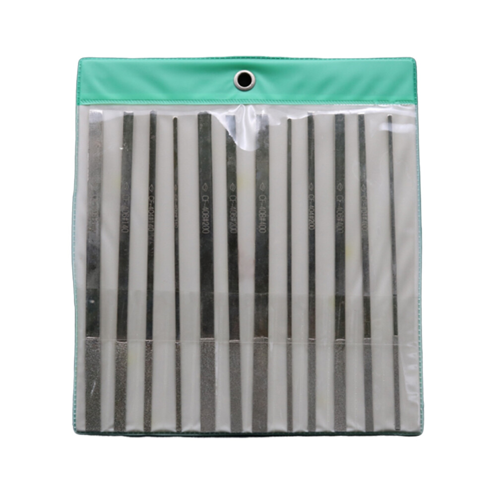 Melitt Needle File For 12 Pieces Of 180Mm Taper Diamond F