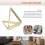30Pcs Triangle Shape Card Holders Wedding Table Nu 7