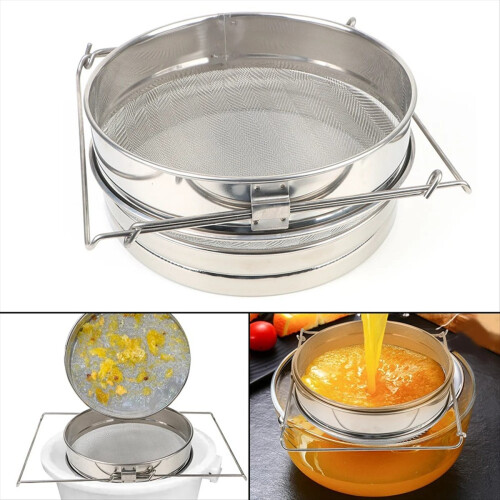 Double Sieve Filter, Beekeeping Tools, Impurity Fi 2