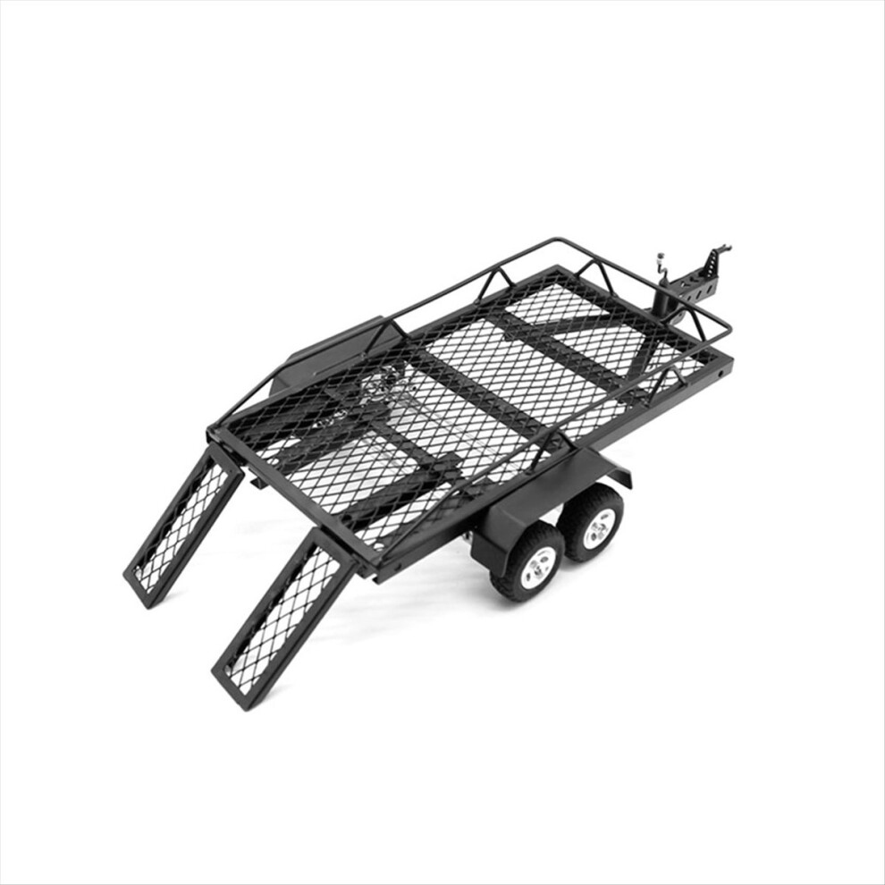 Rc Car Metal Hitch Mount Trailer Upgrade Par Black 4851707603713
