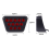 Car 12V Brake Pilot Lights 12 LED Rear Tail Flash 5