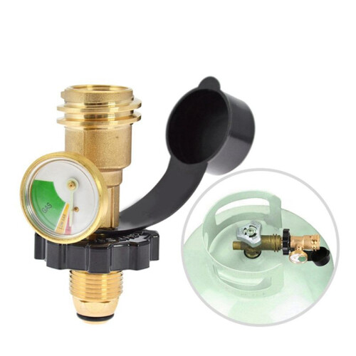 Propane Adapter Connector with Luminous Pressure G 2