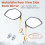 2PCS/Set Universal Motorcycle Rearview Mirrors Mot 9