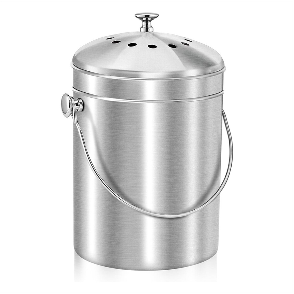 Compost Bucket For Kitchen Countertop,1.3 Gallon S 4851707605281
