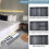 50L Under Bed Storage Box with Lid, Foldable Linen 6