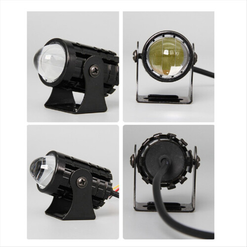 Motorcycle High Power Lens Spotlight 6000K LED Dua