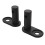 2PCS Bicycle Trailer Hitch Bike Coupler with Quick 6