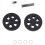60x11mm Luggage Wheels Replacement Wear Resistant 3